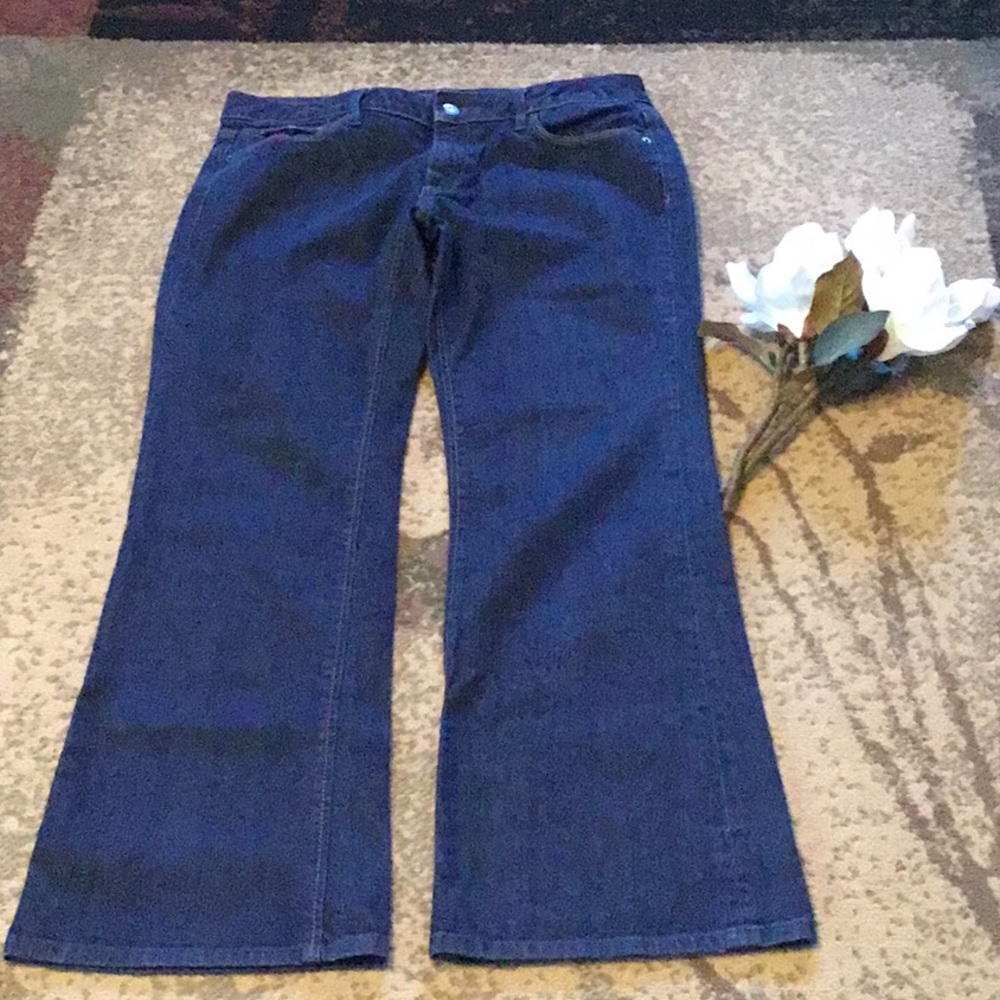 Banana Republic dark wash boot cut jeans